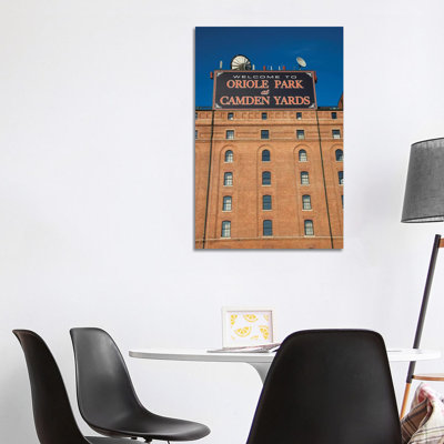 Low Angle View Of A Baseball Park 2, Oriole Park At Camden Yards, Baltimore, Maryland, USA by Panoramic Images - Wrapped Canvas Gallery-Wrapped Canvas Giclée