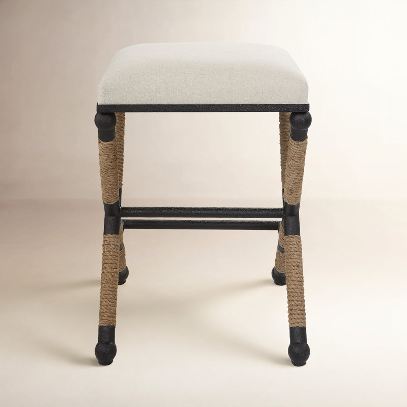 Uttermost Firth Rustic Oatmeal Counter Stool, Oatmeal