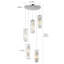 Luminaire suspendu cylindrique à 5 lumières à intensité variable avec accents de cristal-2121709320-2094169923