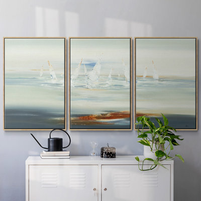 Float Away, reproduction sur toile 3 pièces