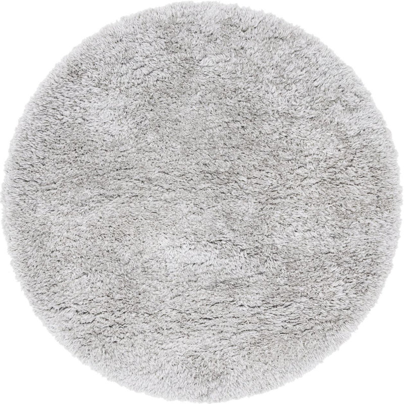 Tapis cendre Ash, Rond 5 pi 1 po