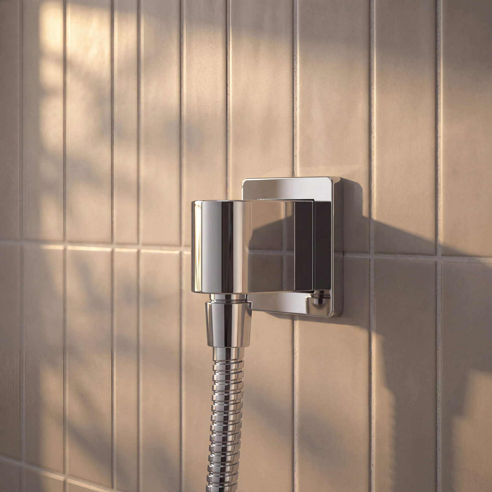Awaken Wall-Mount Supply Elbow with Check Valve, Polished Chrome