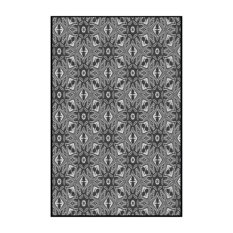 Pecor Abstract Indoor Rug, Rectangle 5' x 8'