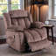 96cm Wide Velvet Lift Assist Standard Recliner with Massager-75105600