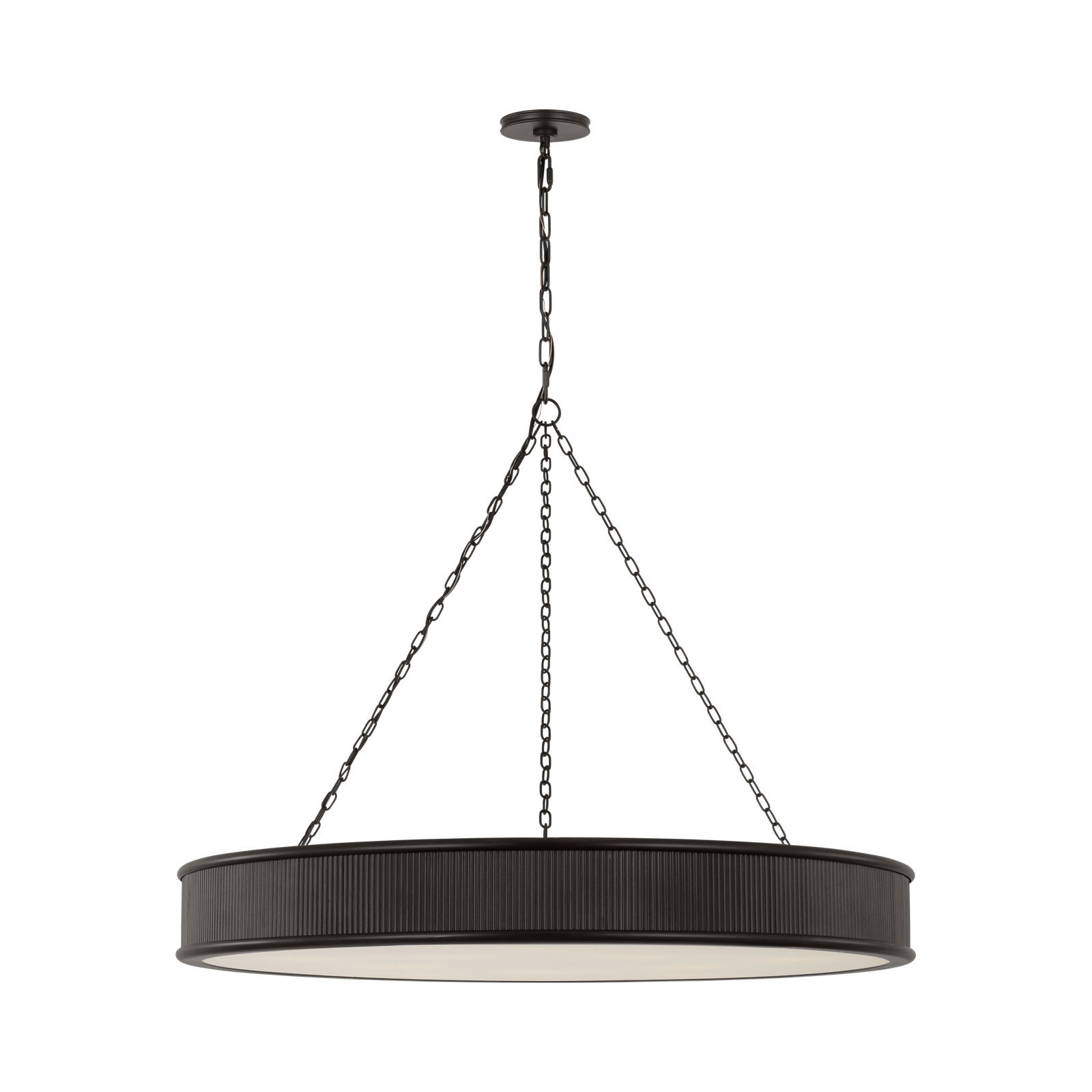 Ritz Chandelier, 4.5" H x 36" W x 36" D, Aged Iron, 10