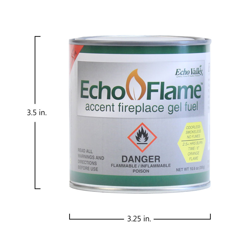 Echo Flame Gel Fuel, Set of 6