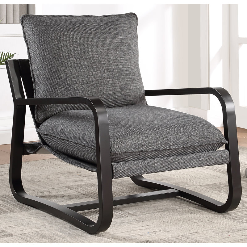 Innisfree 27.75'' Wide Armchair, Charcoal 100% Polyester