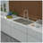 33X22 Inch Kitchen Sink Drop In 16 Gauge Stainless Steel 33" Single Bowl Topmount Kitchen Sink Basin