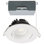 3.5" Round Selectable Color Temperature Dimmable Air-Tight IC Rated LED Canless Recessed Lighting Kit