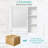 Wall Mounted Bathroom Storage Cabinet-1830391242