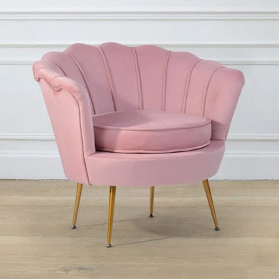 Mardina Velvet Lounge Chair
