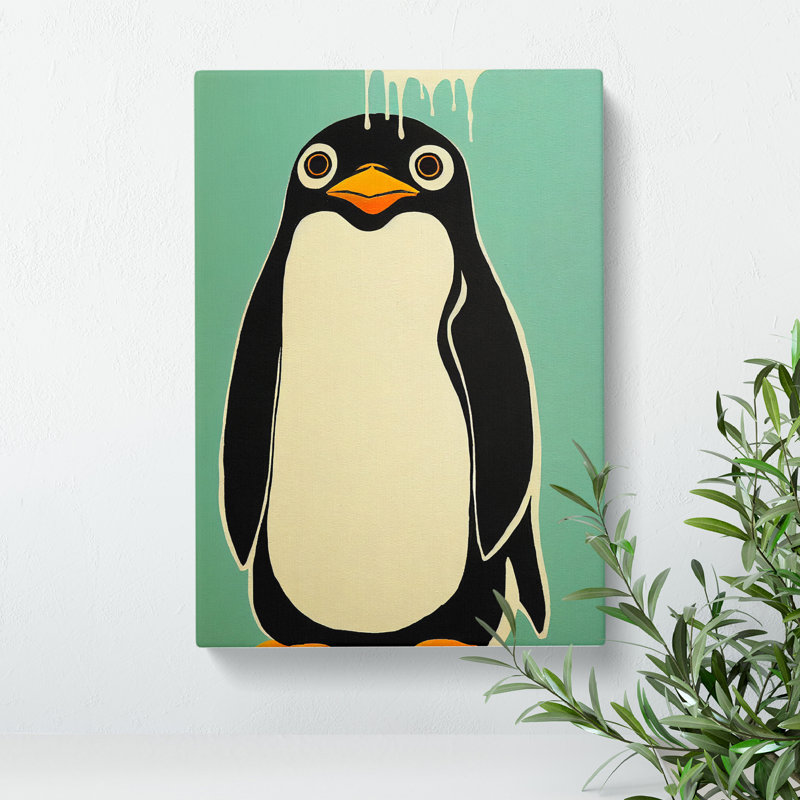 Little Penguin - Wrapped Canvas, 60cm H x 40cm W x 3cm D