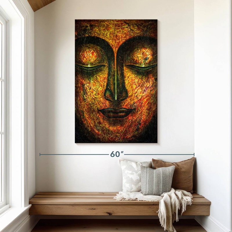 Bouddha Leisha, H 48 po x l 32 po