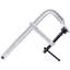 Pince en F robuste, coussin pivotant amovible, pince en F à gorge profonde 5-1 / 2 po, pince à barre robuste pour le soudage, 12 po x 5 1/2 po, paquet de 4 pièces