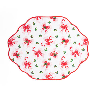 Ensemble de table festonné Holly Jolly Bows