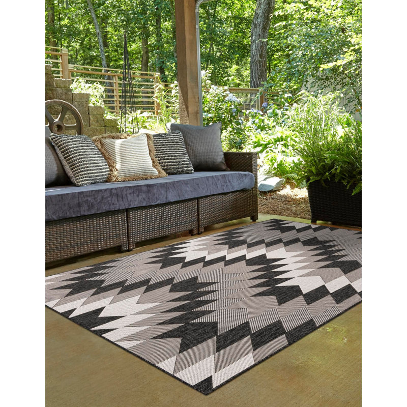 Tapis noir Aucun Nykeia, Rectangle 2 pi x 3 pi 1 po