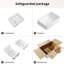Vessel Sink Rectangular Above Counter White Porcelain Ceramic Modern Bathroom Vanity Sink Rectangle Art Basin