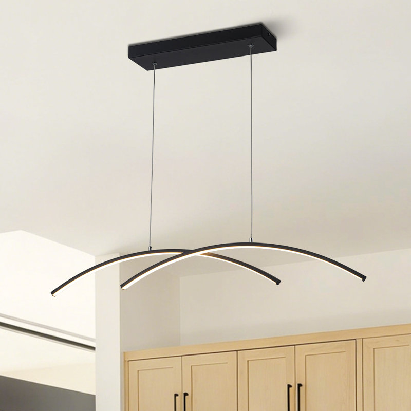 Dimmable 2-light Led Kitchen Island Pendant