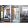 Unidoor 39" W x 72" H  Hinged Frameless Shower Door with ClearMax™ Technology