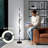 Modern Spiral LED Floor Lamp With Remote Control, 48W Dimmable Standing Lamp For Living Room & Bedroom, 360° Lighting, Adjustable Height, Energy Efficient Tall Lamp