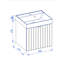 491 mm Wall Mounted Single Double Bathroom Vanity Base-1925691787