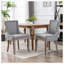 Chaise d'appoint rembourrée bronze-192260413
