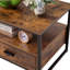 Table basse avec rangement de style traîneau