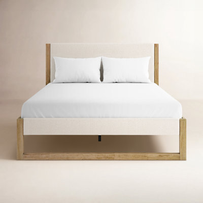 Tagen Maura Upholstered Solid Wood Bed