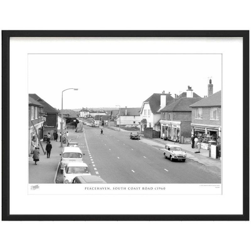 Peacehaven, South Coast Road C1960 by Francis Frith - Single Picture Frame Print, 40cm H x 50cm W x 2.3cm D