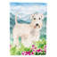 Yorkshire terrier yorkie à 2 côtés en polyester 15 x 11,5 po mountain fleurs drapeau de jardin-2107496926