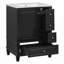 Meuble-lavabo 24 po avec lavabo en céramique, conception compacte pour petites salles de bain, armoire moderne avec 2 tiroirs et tablette réglable-118401280