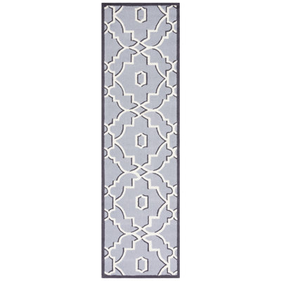 Ocilla Hand Hooked Performance Geometric Rug
