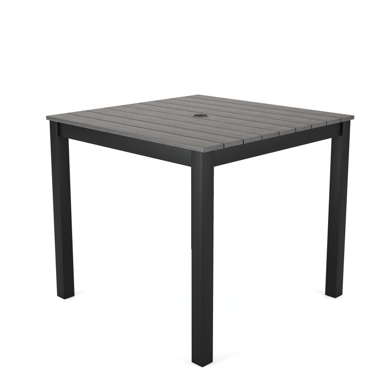 Caleob Outdoor Patio Square Dining Table, 33" W x 33" L x 29" H