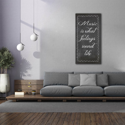 «Music» par Erin Clark, art mural sur toile