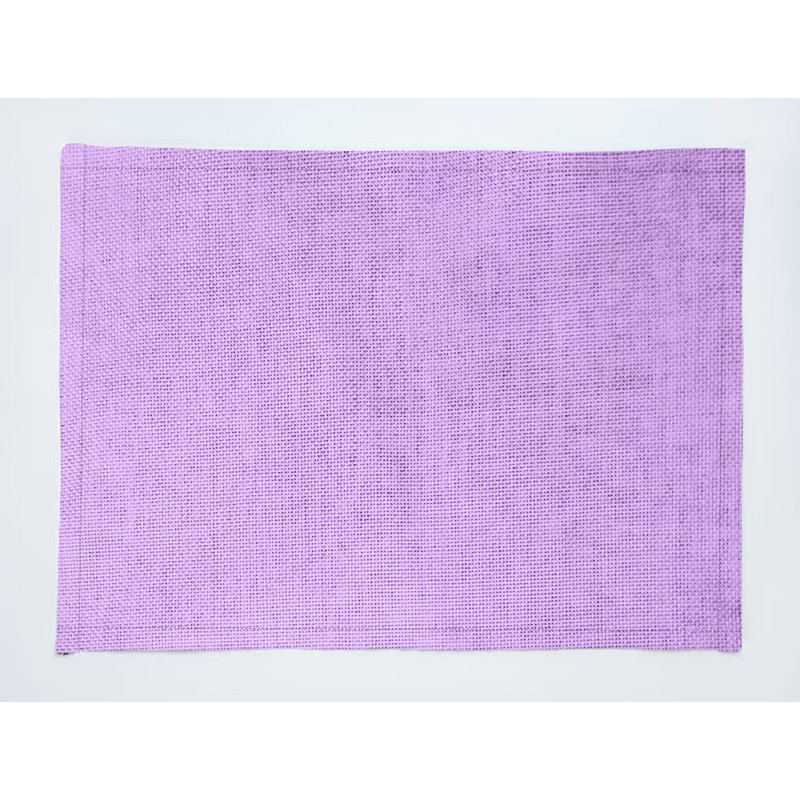 Napperons en faux jute, Lavande