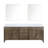 Double Bath Vanity with Mirrors