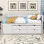 Lit de jour en bois avec tiroirs et tablettes Kouta-735083521-735083534