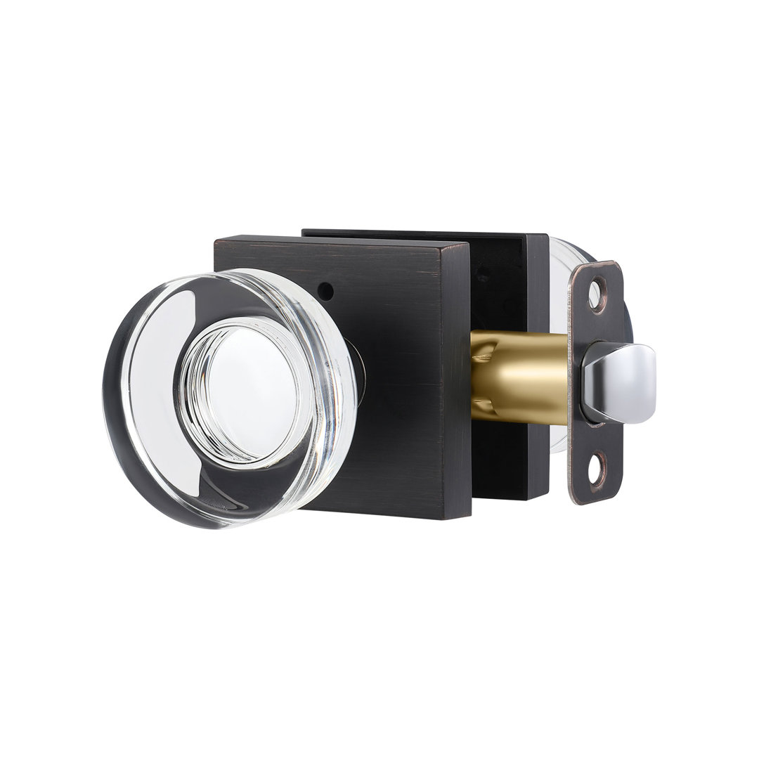 Coolnews Modern Grace Series - Crystal Privacy Door Knob coolnews 