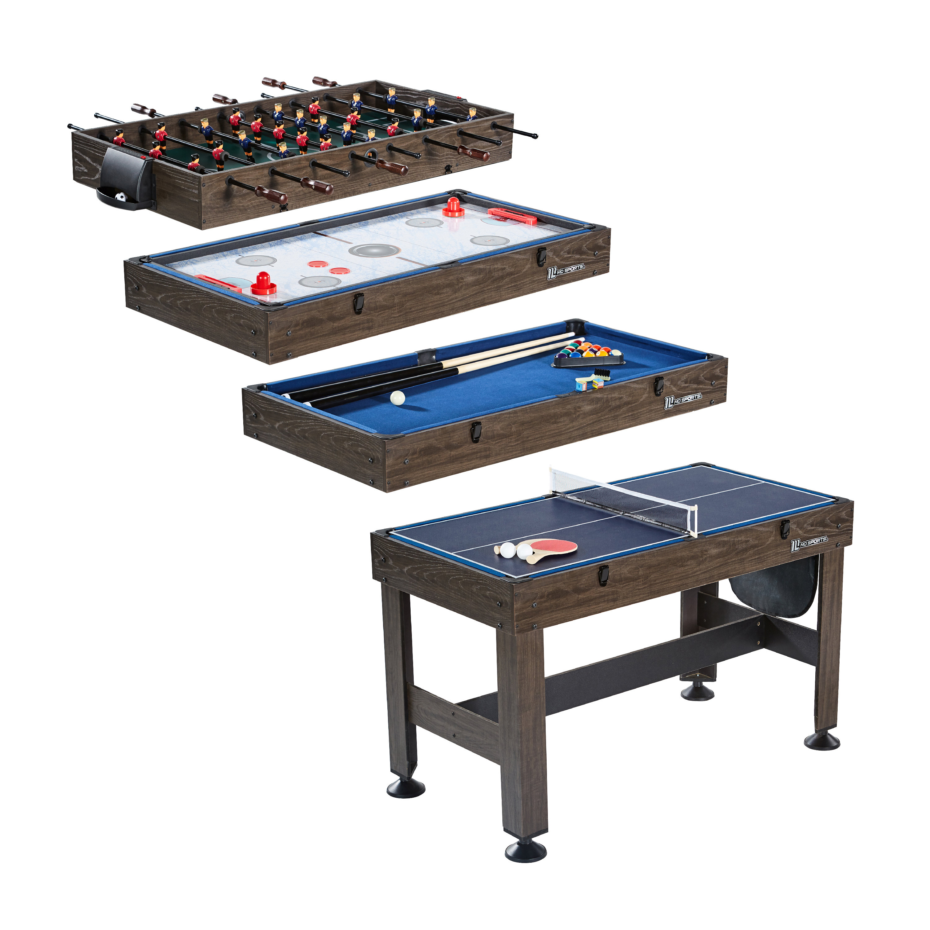 Triple Threat 3-in-1 72 Multi Game Table