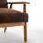 25.38'' Wide Wood Frame Armchair-645132782