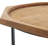 Finch Grayson Wood and Metal Coffee Table, Light Beige