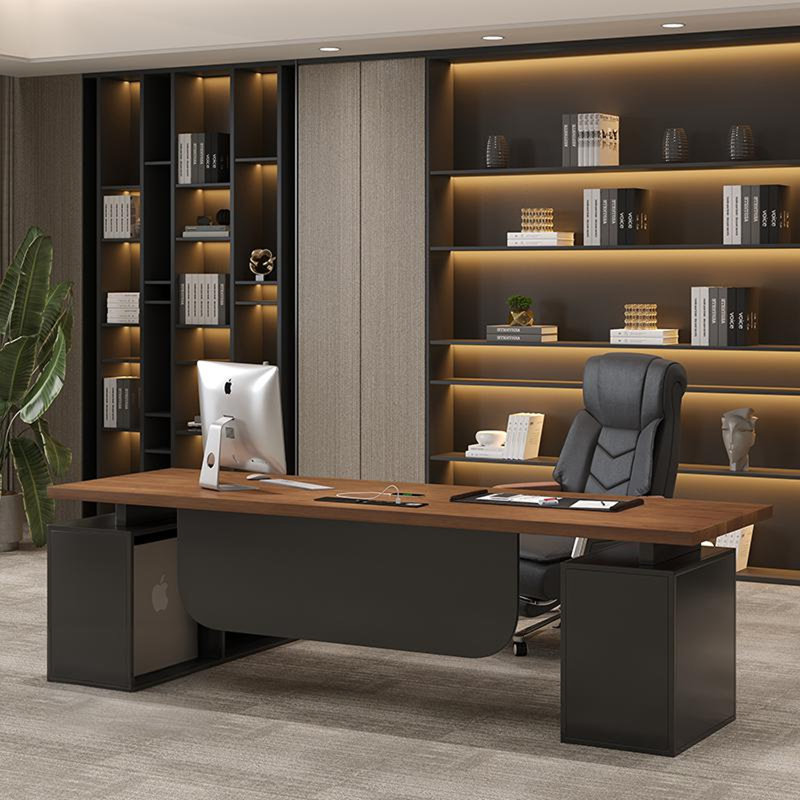 Bureau de direction 62,99 po Modern, H 29,53 po x l 62,99 po x P 59,06 po