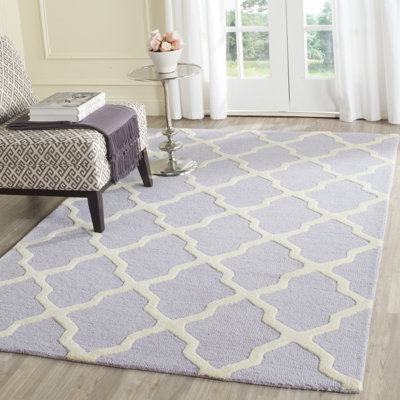 Darr Geometric Wool Hand Woven Area Rug