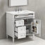 Armoire de rangement moderne 30 po avec 2 tiroirs et un tiroir basculant