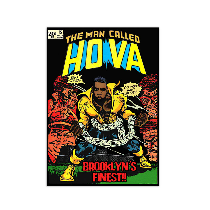 The Man Called Hova by David Redon - Print, 84.1 cm H x 59.4 cm W x 1 cm D, No Frame