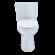 Drake® 1.28 GPF (Water Efficient) Elongated Two-Piece Toilet with High Efficiency Flush (Seat Not Included)