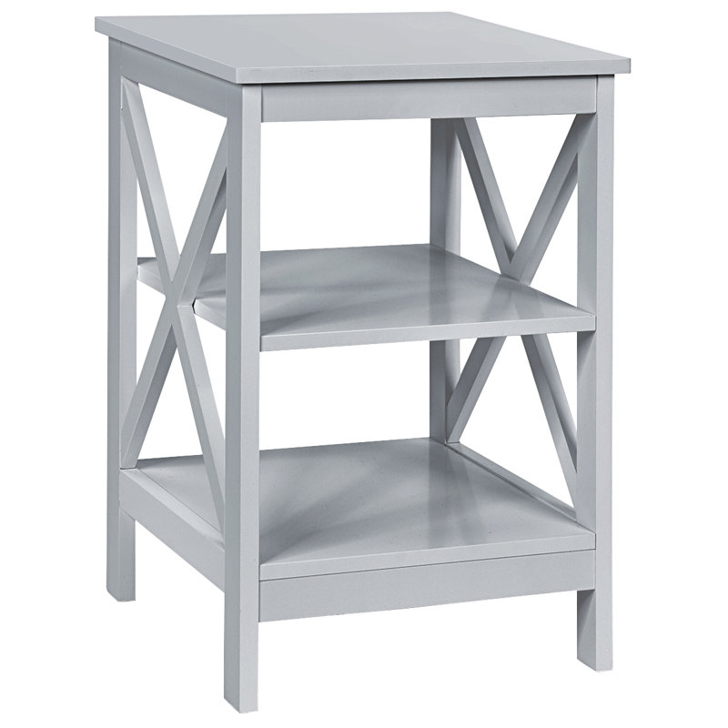 Quane End Table, Grey