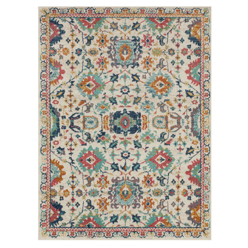 Tapis rose Bungalow Bungalow, Rectangle 5 pi 3 po x 8 pi