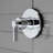 Kingston Brass NuvoFusion Single-Handle Wall Mount Three-Way Diverter Valve with Trim Kit-51285897