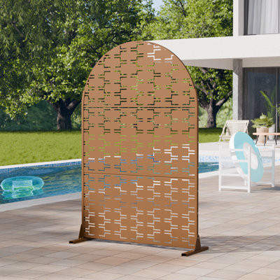 Trail 72 x 47 Inch Metal Outdoor Privacy Screens